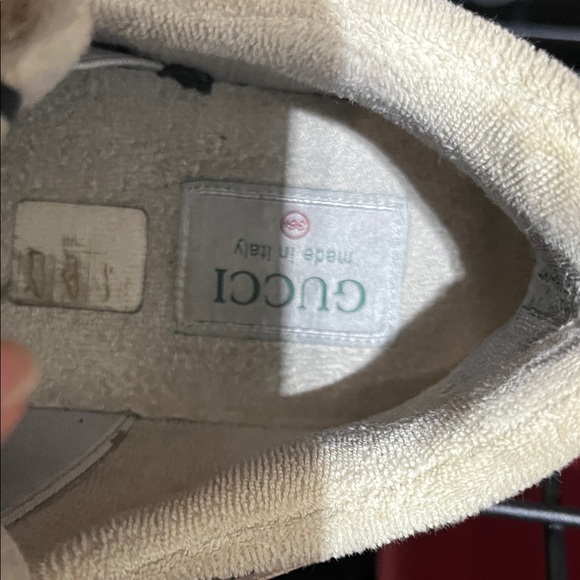 Gucci Women's Pink and Yellow Sneakers - Picture 5 of 13